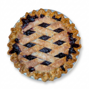 Pomegranate Blueberry Lattice Pie