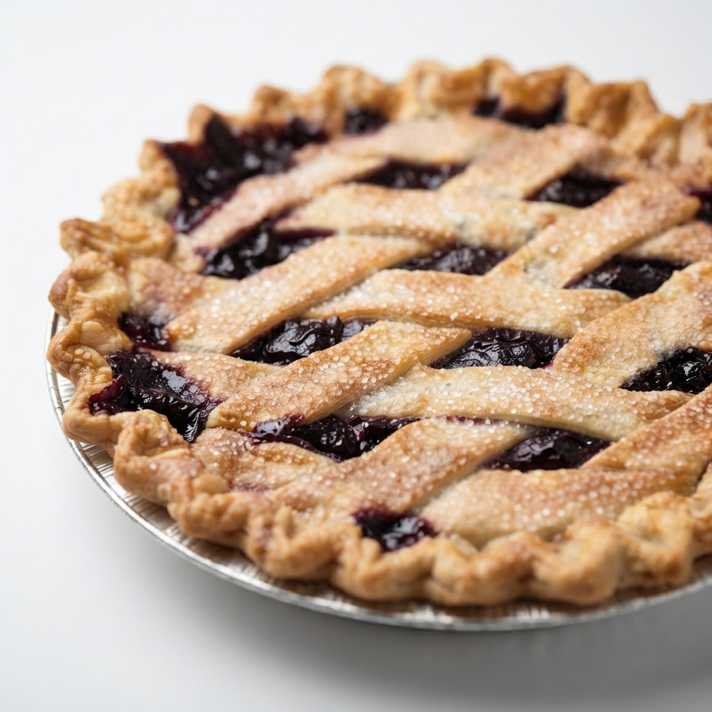 Pomegranate Blueberry Lattice Pie - Image 2
